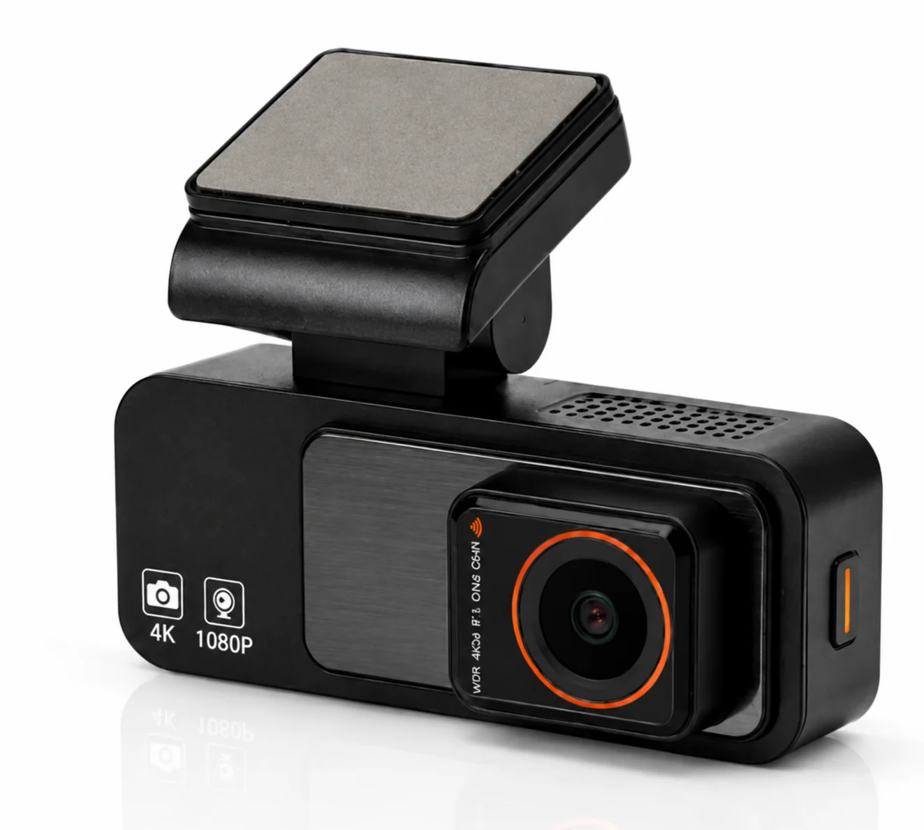 TEKDEN V30 4K araç kamerası, açılı görünüm